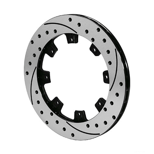 Wilwood 160-7104BK LH Srp Drilled Performance Rotor - 12.91'' X 0.81''