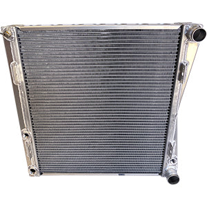 BSC 23.5in x 23.5in x 3in Lightweight Double Pass Aluminum Radiator Wi ...