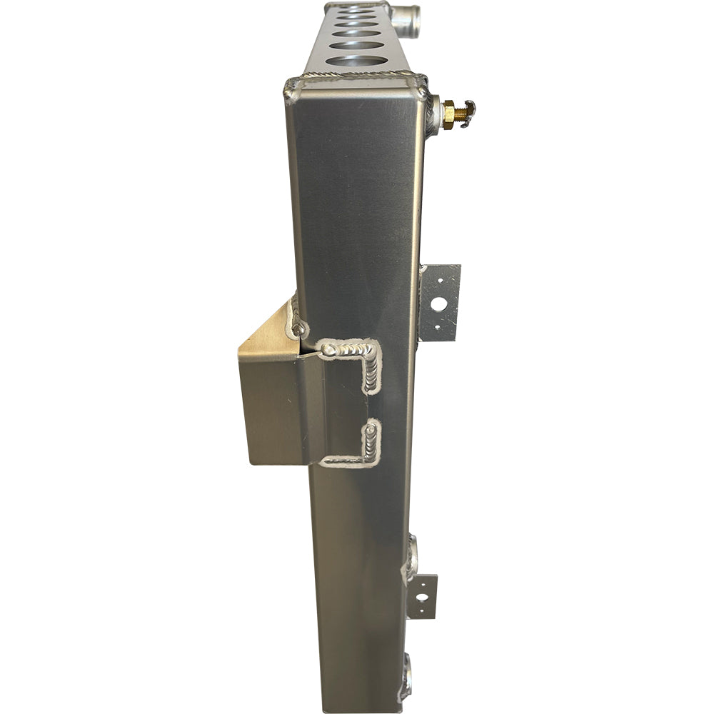 BSC 23.5in x 23.5in x 3in Lightweight Double Pass Aluminum Radiator Wi ...