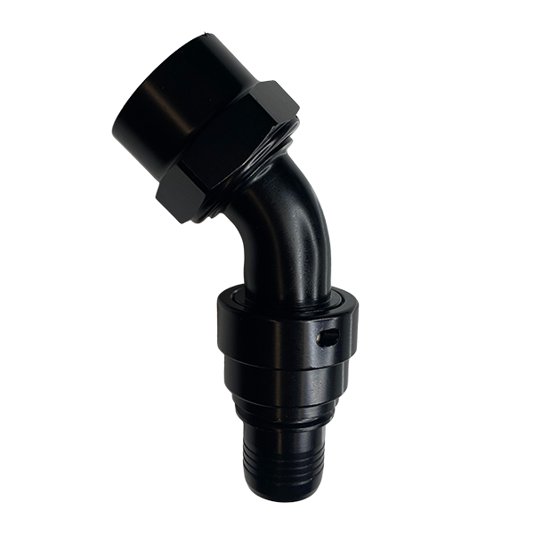 -10 Crimp Fitting 45deg Swivel