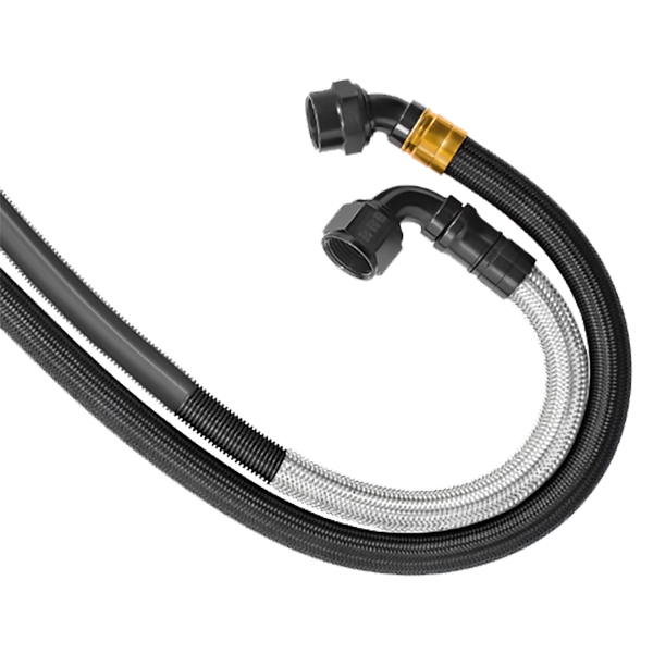 BMRS Custom Crimped Power Steering Line Kit Complete to Firewall — Teo